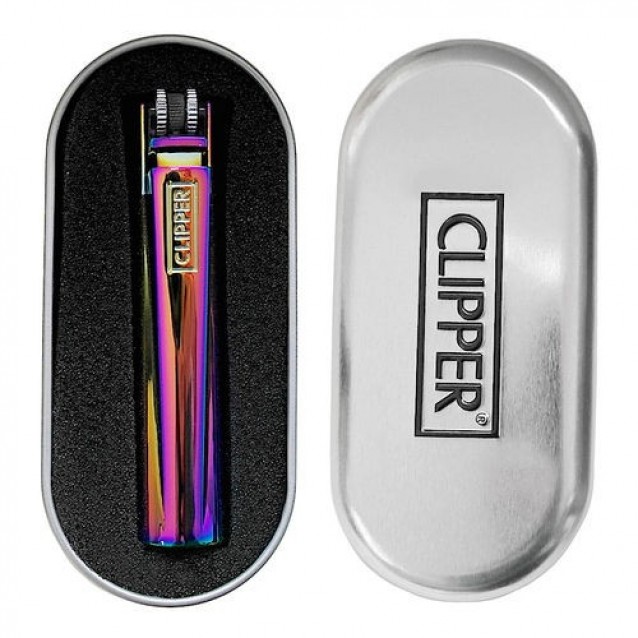 Bricheta Clipper large metal cameleon + cutie metalica