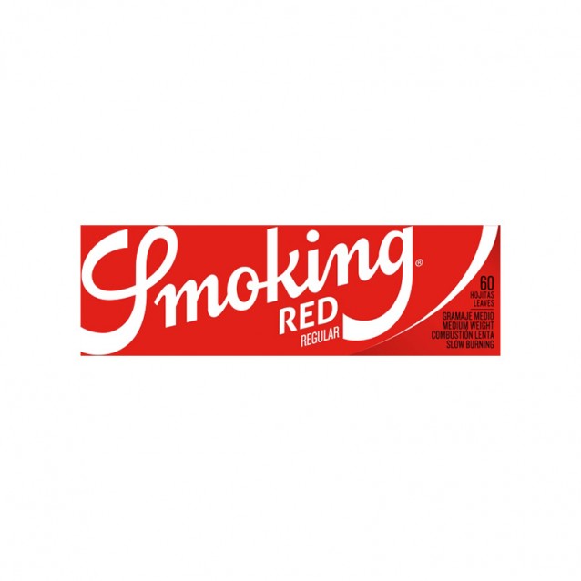 Set 50 pachete Foite Smoking Regular Red Rosu