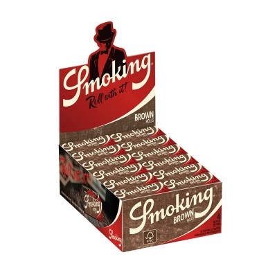 Foite in rola 24 buc de 4 m Smoking Rolls Brown