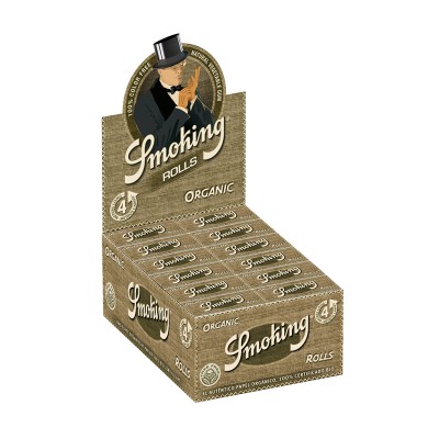 Foite in Rola 24 buc 4 m Smoking Rolls Organic 24 role/set