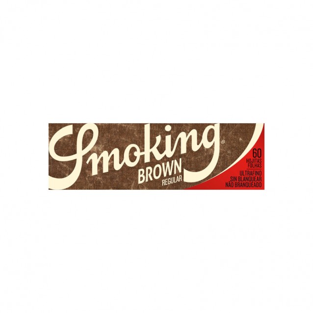 Set 50 pachete Foite Smoking Regular Brown