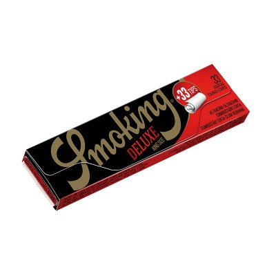 Foite de rulat tigari Smoking King Size Deluxe cu filtre de carton - 1 pachet
