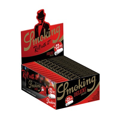 Foite 24 pachete cu 33 foi Smoking King Size Deluxe + filtre carton