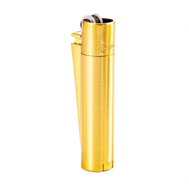 Bricheta Clipper Large Metal aurie+ cutie metalica