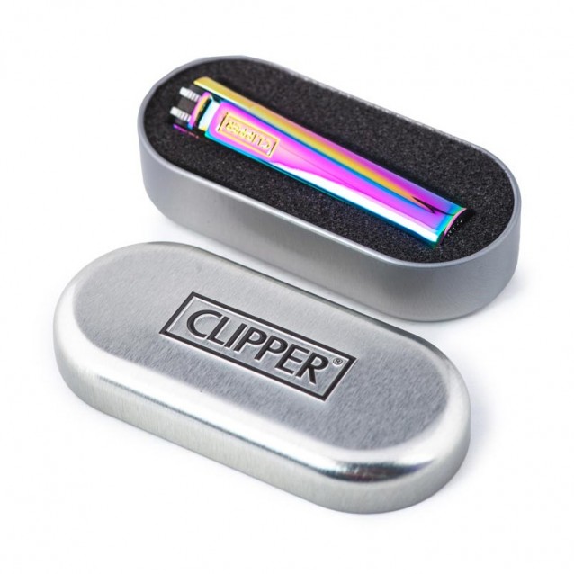 Bricheta Clipper large metal cameleon + cutie metalica