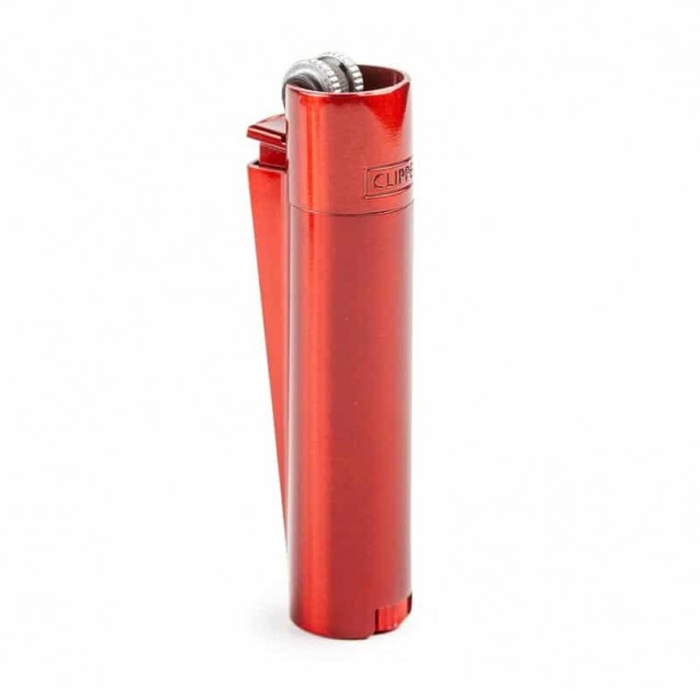 Bricheta Clipper Large Metal Rosie + cutie metalica
