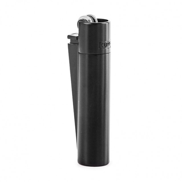 Bricheta Clipper Large Metal Carbon + cutie metalica