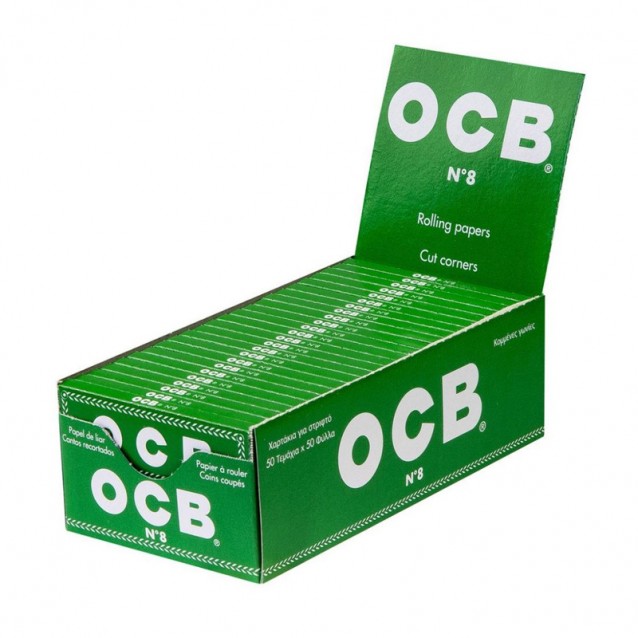 Set 50 pachete de foite rulat tigari OCB nr.8 70 mm