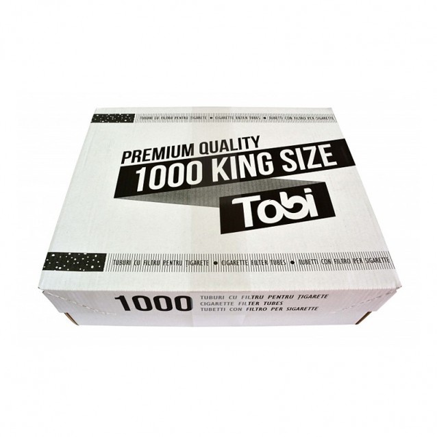 Tuburi pentru injectat tutun Tobi 1000 buc
