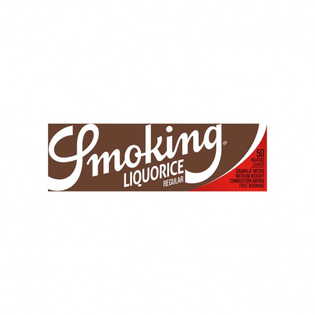 Set 50 pachete Foite Smoking Regular Liquorice