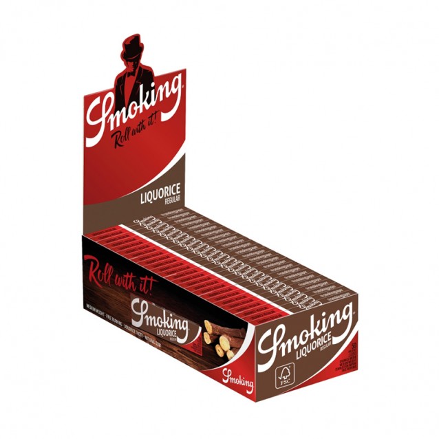Set 50 pachete Foite Smoking Regular Liquorice