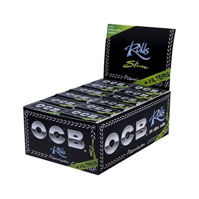 Set 24 foite in rola OCB cu filtre carton