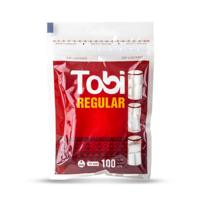 Filtre pentru rulat tigari Tobi Regular 100 buc