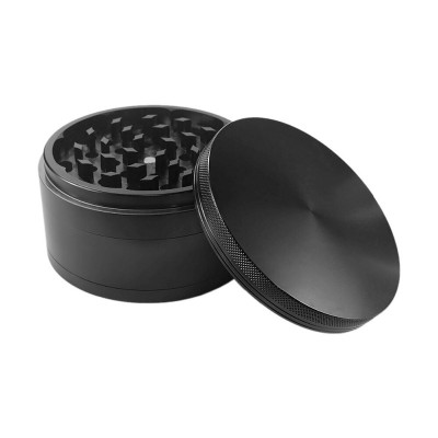 Grinder tocat tutun 40 mm, aluminiu, Negru
