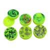Grinder A340344 3 Piese, 55 mm Verzi Fosforescente