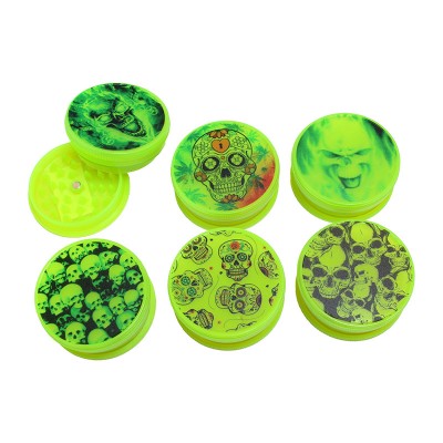 Grinder A340344 3 Piese, 55 mm Verzi Fosforescente