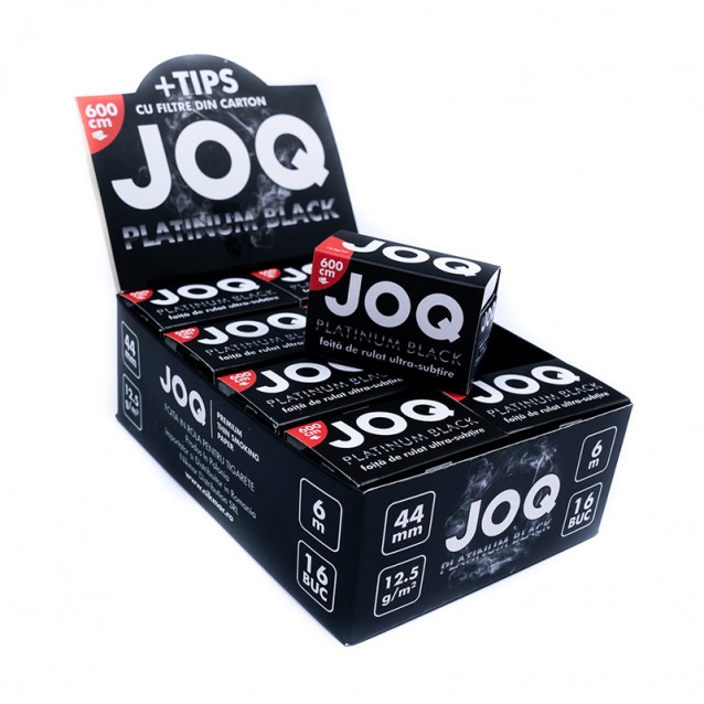 Foite in rola JOQ Platinum Black 6m cu Filtre 50 buc.