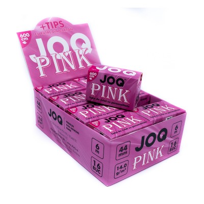 Foite pentru rulat tigari JOQ la rola Pink 6 metri in set cu Filtre 50 buc