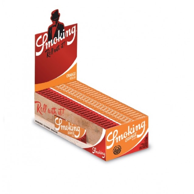 Set 50 pachete Foite Smoking Regular Orange