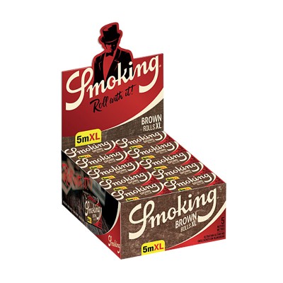Foite 24 set de 5 m Smoking Rolls Brown XL