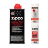 Set Zippo 1 x Benzina Zippo 125 ml,1 x fitil Zippo, 1 x set piatre Zippo