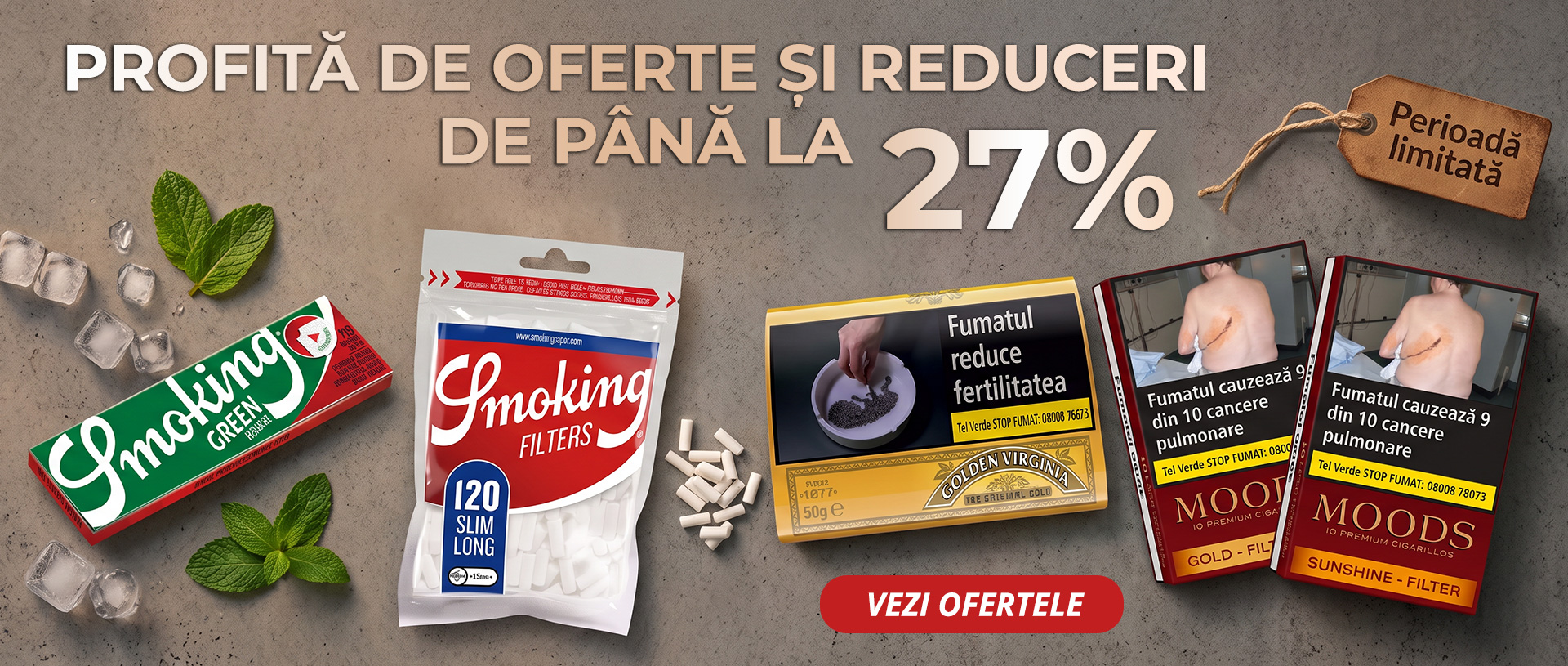 PROFITĂ DE OFERTE ȘI REDUCERI SPECIALE