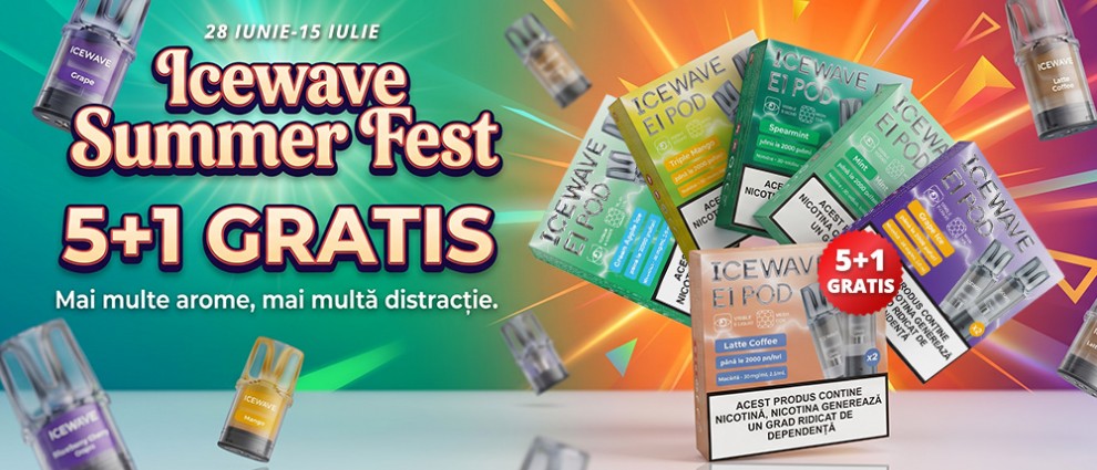 Vape la festival: oferte ICEWAVE