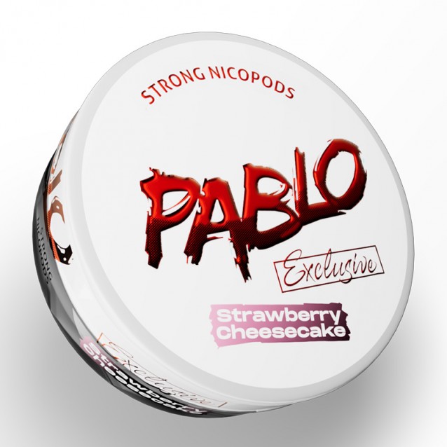 Pouch cu nicotina PABLO Pablo Exclusive Strawberry Cheesecake