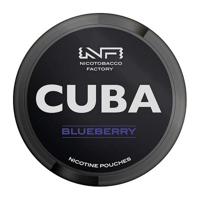 Pouch - Snus cu nicotina CUBA Blueberry