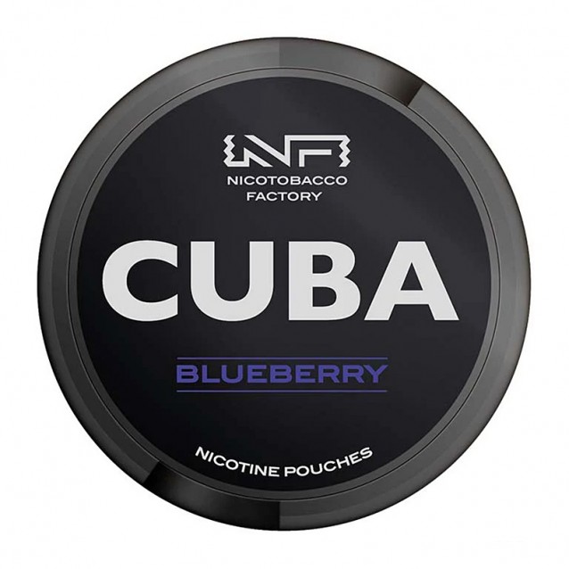 Pouch cu nicotina Snus CUBA Blueberry
