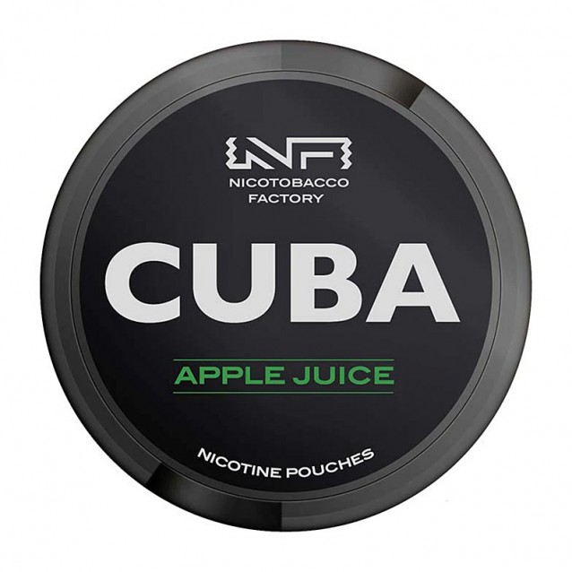 Pouch cu nicotina Snus CUBA Apple Juice