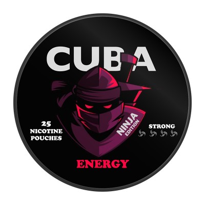 Pouch - Snus cu nicotina CUBA Ninja Energy