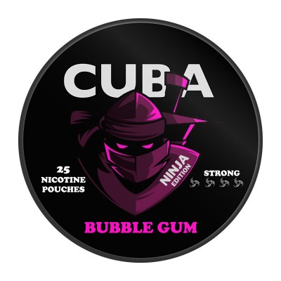 Pouch - Snus cu nicotina CUBA Ninja Bubble Gum