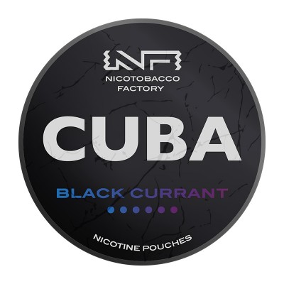 Pouch - Snus cu nicotina CUBA Black Currant