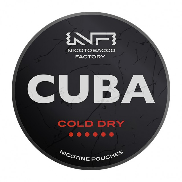 Pouch cu nicotina CUBA Cold Dry