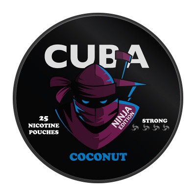 Pouch - Snus cu nicotina CUBA Ninja Coconut