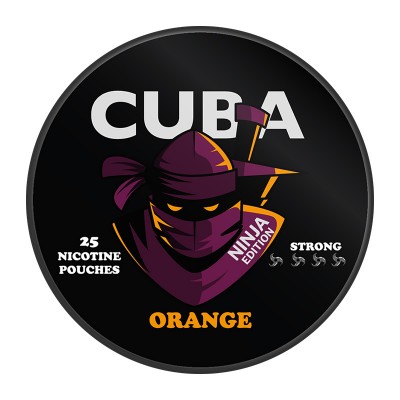 Pouch - Snus cu nicotina CUBA Ninja Orange