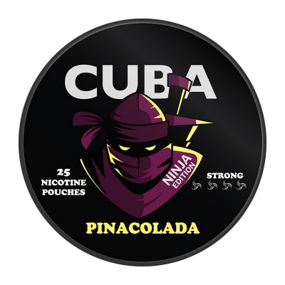 Pouch - Snus cu nicotina CUBA Ninja Pinacolada