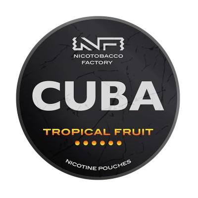 Pouch - Snus cu nicotina CUBA Tropical Fruit