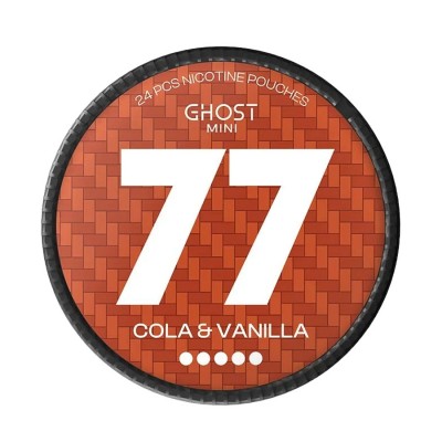 Pouch Nicotină Snus 77 Ghost Cola & Vanilla Mini 40mg/g (20mg/pouch)