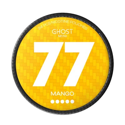 Pouch Nicotină Snus 77 Ghost Mango Mini 40mg/g (20mg/pouch)