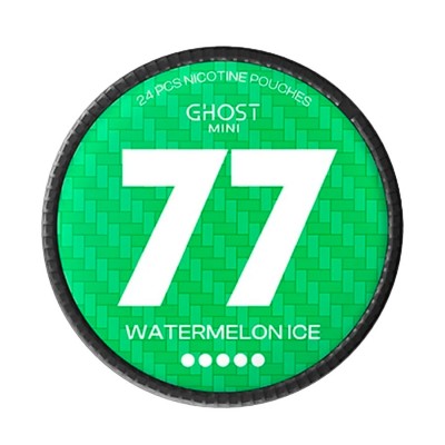 Pouch Nicotină Snus 77 Ghost Mini Watermelon Ice 40mg/g (20mg/pouch)