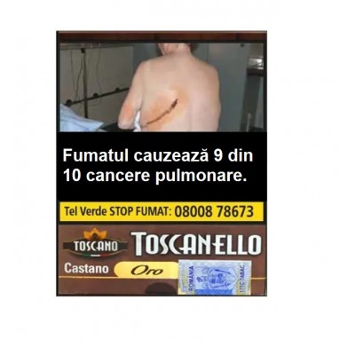 Tigari de foi Toscanello Castano ORO (aroma alune) 5 buc
