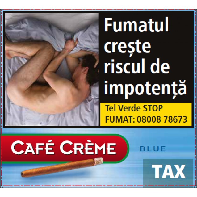 Tigari de foi SIGNATURE - Cafe Creme BLUE 10 buc