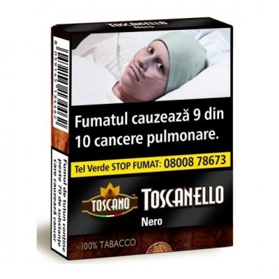 Tigari de foi Toscanello Nero (aroma ciocolata) 5 buc