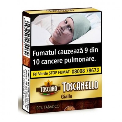 Tigari de foi Toscanello giallo (aroma vanilie) 5 buc