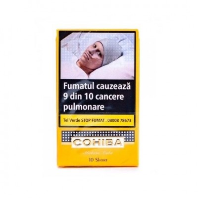 Pachet Tigari de foi cubaneze Cohiba Short 10 Buc