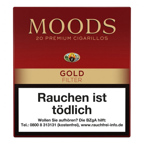 Tigari de foi Moods Gold Filter (20)