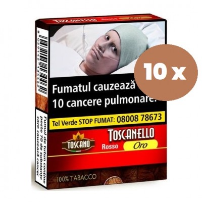 Tigari de foi Toscanello Rosso Oro (Aroma Capuccino) 5 buc - Set 10 Pachete
