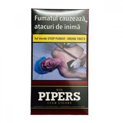 Tigari de foi Pipers Red Club 10